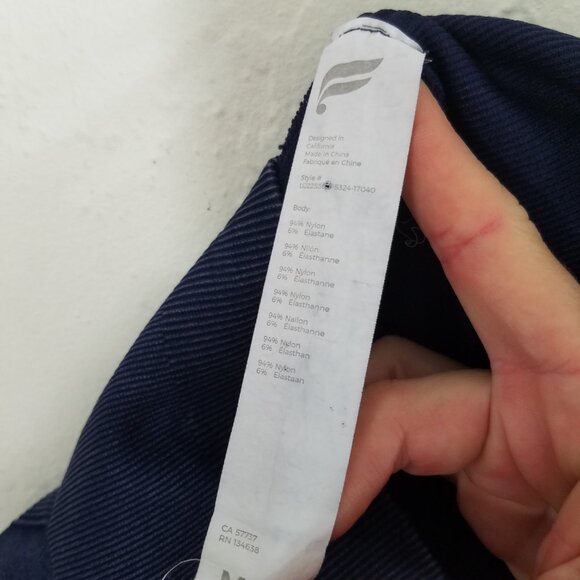 Fabletics Purple Mesh Crop Leggings Size M - Picture 6 of 6